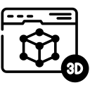 3D Modelling Icon